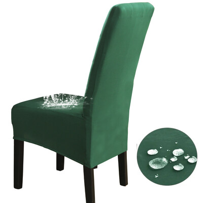 Αδιάβροχο Ψηλή Πλάτη (60-75cm), Μέγεθος XL Μασίφ Καλύμματα Καρέκλας Stretch για Τραπεζαρία Γαμήλιο πάρτι Διακόσμηση σπιτιού Θήκη προστασίας καρέκλας