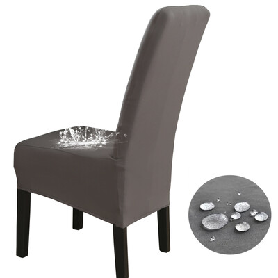 Αδιάβροχο Ψηλή Πλάτη (60-75cm), Μέγεθος XL Μασίφ Καλύμματα Καρέκλας Stretch για Τραπεζαρία Γαμήλιο πάρτι Διακόσμηση σπιτιού Θήκη προστασίας καρέκλας