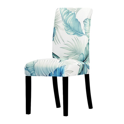 Prinditud Spandex Rainforest tooli kate Stretch universaalne vaba aja söögitoa istmekatted köögi kodu kaunistamiseks
