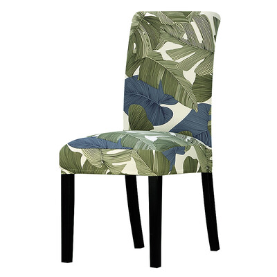 Prinditud Spandex Rainforest tooli kate Stretch universaalne vaba aja söögitoa istmekatted köögi kodu kaunistamiseks
