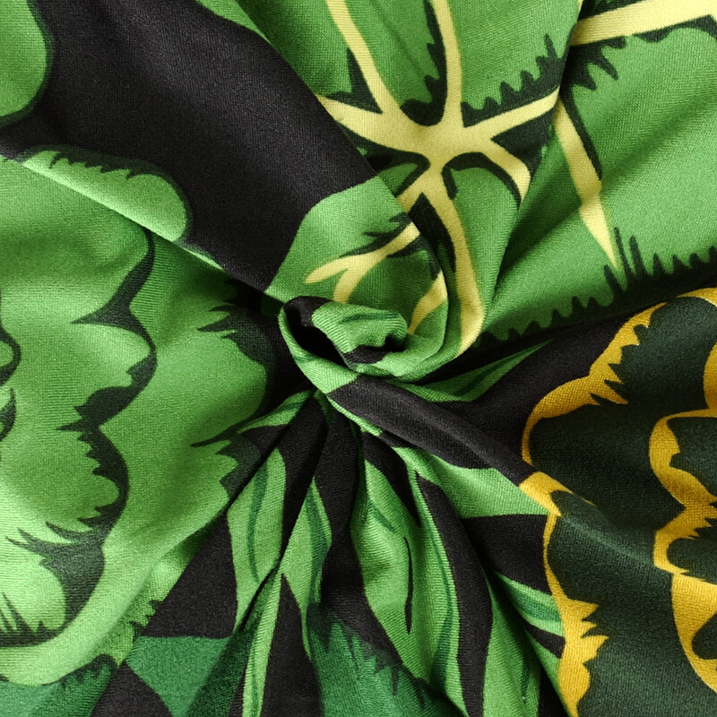 Prinditud Spandex Rainforest tooli kate Stretch universaalne vaba aja söögitoa istmekatted köögi kodu kaunistamiseks