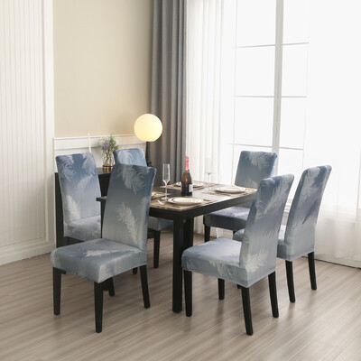 1/2/4/6 buc. Huse pentru scaune geometrice pentru sufragerie, husă elastică pentru scaun, huse de protecție pentru bucătărie, restaurant, banchet, hotel