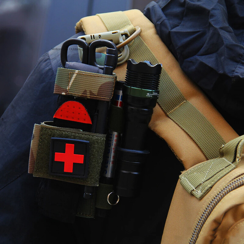 MOLLE Suport pentru garou din nailon Husă pentru lanternă Husă pentru suport pentru lanternă Toc pentru cuțite de vânătoare în aer liber Pachete de foarfece medicale