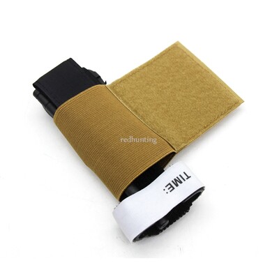 Taktikaline elastne žgutihoidja konksu ja aasaga jahitõrje esmaabikotiga Välistingimustes kasutatava erakorralise meditsiini kott JPC vesti jaoks