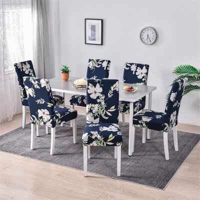 6 tk/komplekt Elastne tooli kate Söögitoa tooli istmekatted restorani pulmapidustuse jaoks Hotel Stretch Spandex tooli kate