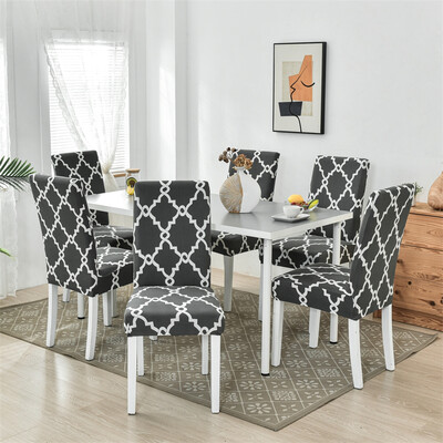 6 tk/komplekt Elastne tooli kate Söögitoa tooli istmekatted restorani pulmapidustuse jaoks Hotel Stretch Spandex tooli kate
