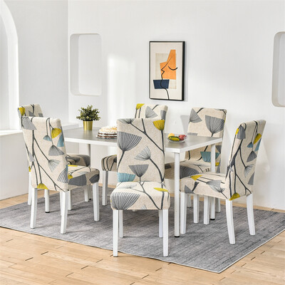 6 tk/komplekt Elastne tooli kate Söögitoa tooli istmekatted restorani pulmapidustuse jaoks Hotel Stretch Spandex tooli kate