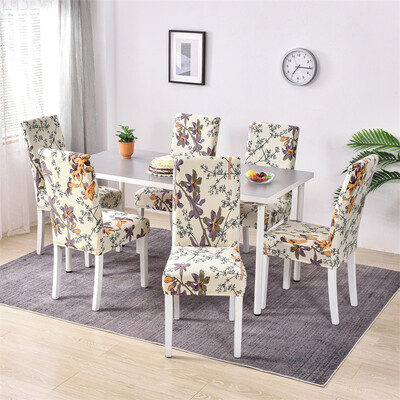 6 tk/komplekt Elastne tooli kate Söögitoa tooli istmekatted restorani pulmapidustuse jaoks Hotel Stretch Spandex tooli kate