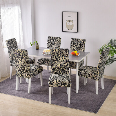 6 tk/komplekt Elastne tooli kate Söögitoa tooli istmekatted restorani pulmapidustuse jaoks Hotel Stretch Spandex tooli kate
