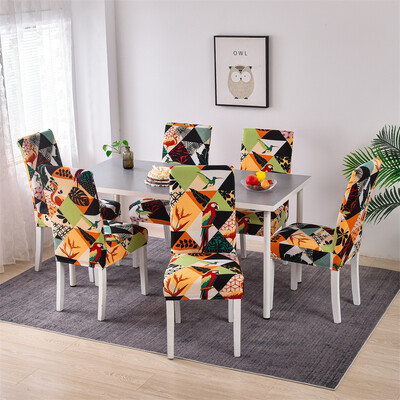 6 tk/komplekt Elastne tooli kate Söögitoa tooli istmekatted restorani pulmapidustuse jaoks Hotel Stretch Spandex tooli kate