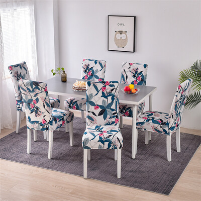 6 tk/komplekt Elastne tooli kate Söögitoa tooli istmekatted restorani pulmapidustuse jaoks Hotel Stretch Spandex tooli kate