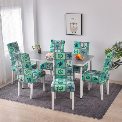 6 tk/komplekt Elastne tooli kate Söögitoa tooli istmekatted restorani pulmapidustuse jaoks Hotel Stretch Spandex tooli kate