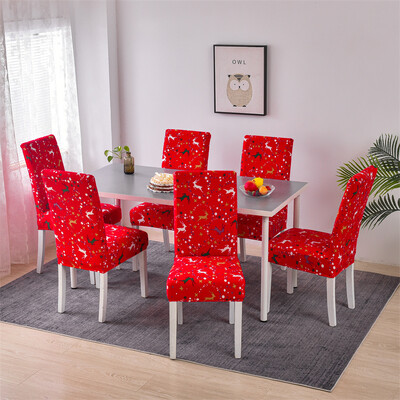 6 tk/komplekt Elastne tooli kate Söögitoa tooli istmekatted restorani pulmapidustuse jaoks Hotel Stretch Spandex tooli kate