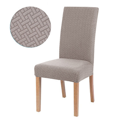 Jacquard tooli kate söögitoa jaoks Stretch žakaarmadratne söögitooli kate Slipcover elastne spandex köögitooli kate