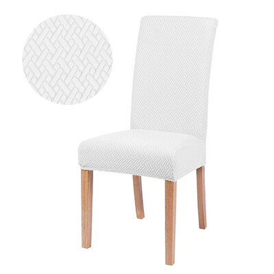 Jacquard tooli kate söögitoa jaoks Stretch žakaarmadratne söögitooli kate Slipcover elastne spandex köögitooli kate