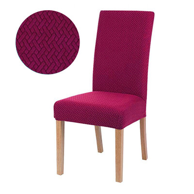 Jacquard tooli kate söögitoa jaoks Stretch žakaarmadratne söögitooli kate Slipcover elastne spandex köögitooli kate