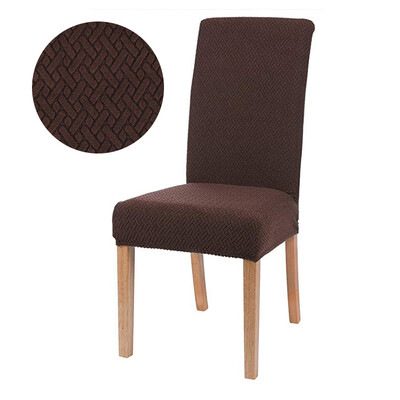 Jacquard tooli kate söögitoa jaoks Stretch žakaarmadratne söögitooli kate Slipcover elastne spandex köögitooli kate