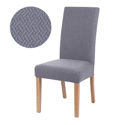 Jacquard tooli kate söögitoa jaoks Stretch žakaarmadratne söögitooli kate Slipcover elastne spandex köögitooli kate