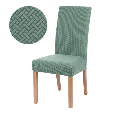 Jacquard tooli kate söögitoa jaoks Stretch žakaarmadratne söögitooli kate Slipcover elastne spandex köögitooli kate