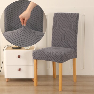 Navlaka za stolicu od polarnog flisa Rastezljive univerzalne veličine Jeftine navlake za sjedala s naslonom za vjenčanje Blagovaonske stolice za kuhinju 1 KOM