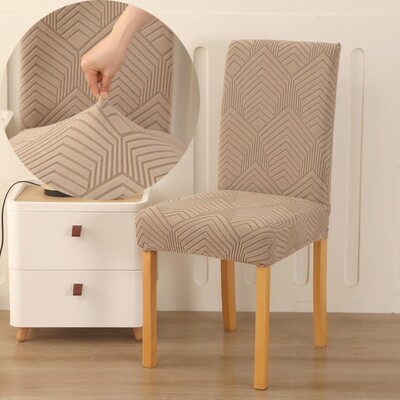 Navlaka za stolicu od polarnog flisa Rastezljive univerzalne veličine Jeftine navlake za sjedala s naslonom za vjenčanje Blagovaonske stolice za kuhinju 1 KOM