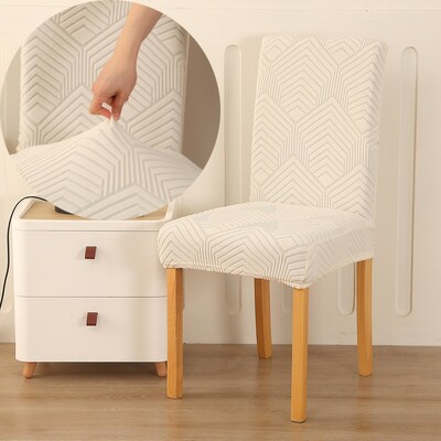 Navlaka za stolicu od polarnog flisa Rastezljive univerzalne veličine Jeftine navlake za sjedala s naslonom za vjenčanje Blagovaonske stolice za kuhinju 1 KOM