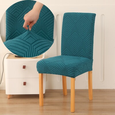 Navlaka za stolicu od polarnog flisa Rastezljive univerzalne veličine Jeftine navlake za sjedala s naslonom za vjenčanje Blagovaonske stolice za kuhinju 1 KOM