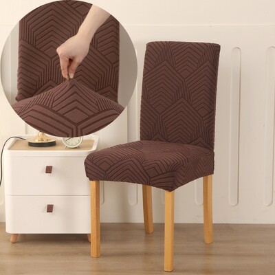 Navlaka za stolicu od polarnog flisa Rastezljive univerzalne veličine Jeftine navlake za sjedala s naslonom za vjenčanje Blagovaonske stolice za kuhinju 1 KOM