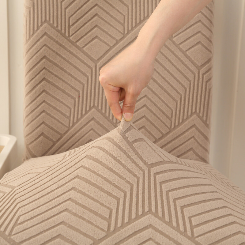 Navlaka za stolicu od polarnog flisa Rastezljive univerzalne veličine Jeftine navlake za sjedala s naslonom za vjenčanje Blagovaonske stolice za kuhinju 1 KOM