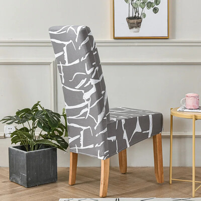 Huse pentru scaune de sufragerie florale elastice pentru sufragerie Dimensiune universală/huse pentru scaune supradimensionate Bucătărie detașabilă Banchet de hotel