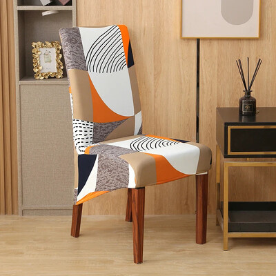 Huse pentru scaune de sufragerie florale elastice pentru sufragerie Dimensiune universală/huse pentru scaune supradimensionate Bucătărie detașabilă Banchet de hotel