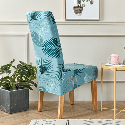 Huse pentru scaune de sufragerie florale elastice pentru sufragerie Dimensiune universală/huse pentru scaune supradimensionate Bucătărie detașabilă Banchet de hotel
