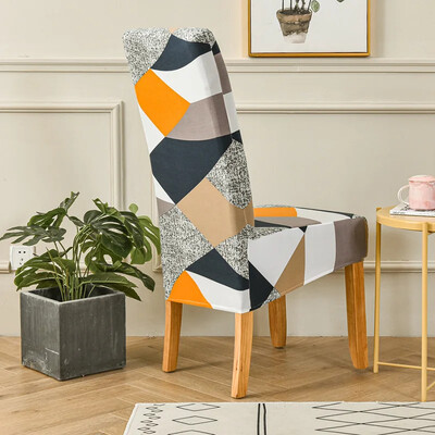 Huse pentru scaune de sufragerie florale elastice pentru sufragerie Dimensiune universală/huse pentru scaune supradimensionate Bucătărie detașabilă Banchet de hotel