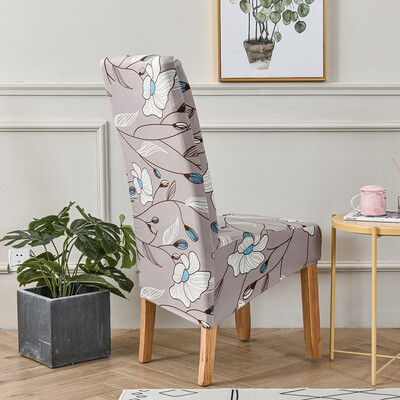 Huse pentru scaune de sufragerie florale elastice pentru sufragerie Dimensiune universală/huse pentru scaune supradimensionate Bucătărie detașabilă Banchet de hotel