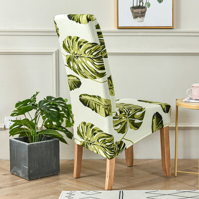 Huse pentru scaune de sufragerie florale elastice pentru sufragerie Dimensiune universală/huse pentru scaune supradimensionate Bucătărie detașabilă Banchet de hotel