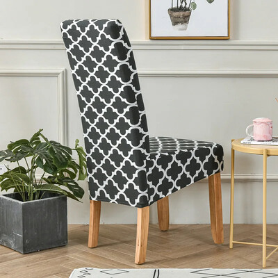 Huse pentru scaune de sufragerie florale elastice pentru sufragerie Dimensiune universală/huse pentru scaune supradimensionate Bucătărie detașabilă Banchet de hotel