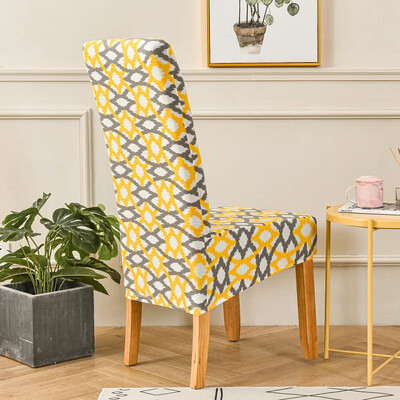 Huse pentru scaune de sufragerie florale elastice pentru sufragerie Dimensiune universală/huse pentru scaune supradimensionate Bucătărie detașabilă Banchet de hotel