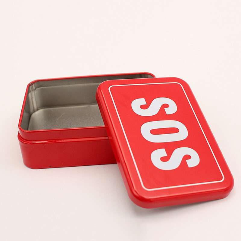 SOS Outdoor Survival Emergency Empty Box Tool For Wire Folding Compass Многофункционални клещи с фенерче Fire Starter Whistle