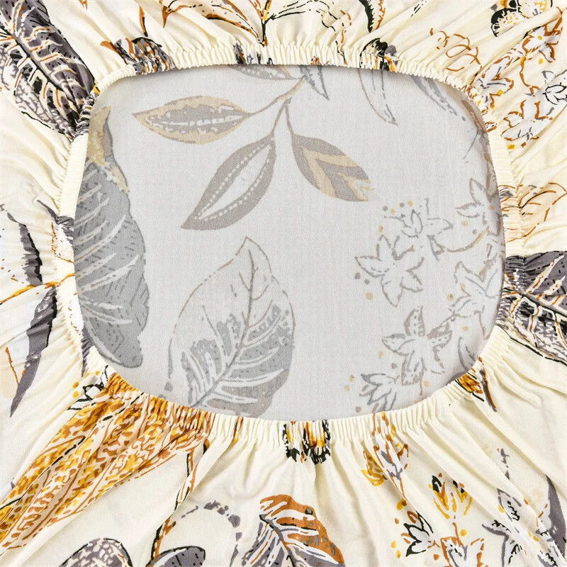 4PCS Nordic trükitud söögitooli kate Elastne kõikehõlmav tooli katted Spandex kontoriümbris Toolid housse de chaise