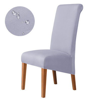 Размер XL\M\S Обикновена калъфка за стол Едноцветна еластична тъкан Калъфка за седалка за трапезария Офис Кухня Домашен декор Не 100% водоустойчив