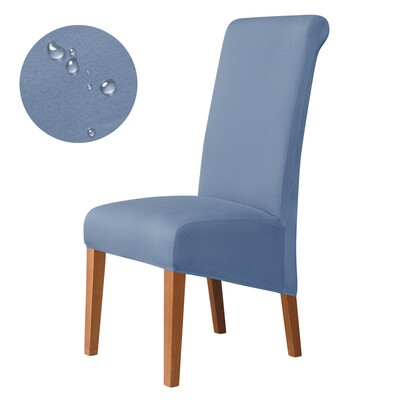 Размер XL\M\S Обикновена калъфка за стол Едноцветна еластична тъкан Калъфка за седалка за трапезария Офис Кухня Домашен декор Не 100% водоустойчив