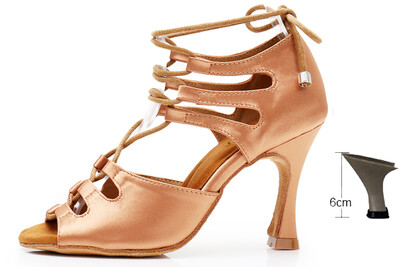 DILEECHI ladina tantsu kingad Lace-Up naiste peotantsukingad laiad/ kitsad Salsa kuuba konts 9cm nahast/pronksist satiinkingad