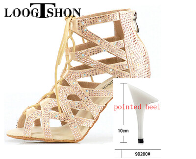 ladina tantsukingad naine Jazz Salsa Ballroom Ladina tantsujalatsid Kõrge kontsaga tantsimiseks mõeldud naistele treenimine naistele mustad tantsukingad