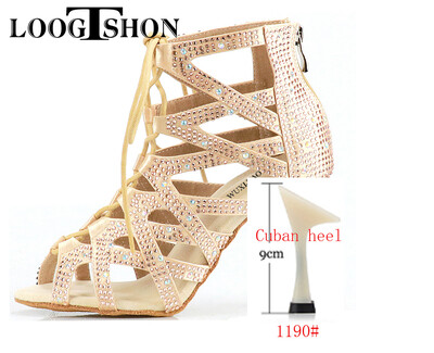 ladina tantsukingad naine Jazz Salsa Ballroom Ladina tantsujalatsid Kõrge kontsaga tantsimiseks mõeldud naistele treenimine naistele mustad tantsukingad