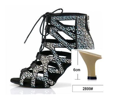 ladina tantsukingad naine Jazz Salsa Ballroom Ladina tantsujalatsid Kõrge kontsaga tantsimiseks mõeldud naistele treenimine naistele mustad tantsukingad