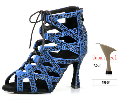 ladina tantsukingad naine Jazz Salsa Ballroom Ladina tantsujalatsid Kõrge kontsaga tantsimiseks mõeldud naistele treenimine naistele mustad tantsukingad