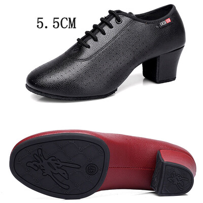 Cipele za latinoameričke plesove Ženske cipele za salsu i jazz Cipele za ples na petu 5,5 cm Mekani potplat Ženske tenisice za ples Ženske cipele