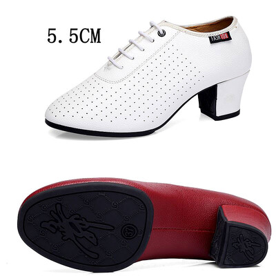 Cipele za latinoameričke plesove Ženske cipele za salsu i jazz Cipele za ples na petu 5,5 cm Mekani potplat Ženske tenisice za ples Ženske cipele