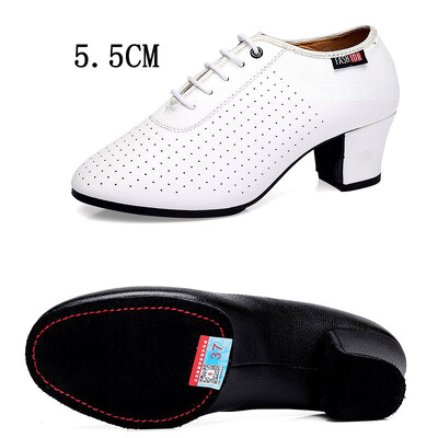 Cipele za latinoameričke plesove Ženske cipele za salsu i jazz Cipele za ples na petu 5,5 cm Mekani potplat Ženske tenisice za ples Ženske cipele