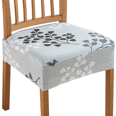 Καλύμματα καθισμάτων καρέκλας τραπεζαρίας 1 τεμαχίου για καρέκλες τραπεζαρίας, αφαιρούμενα καλύμματα καρέκλας με ελαστική εκτύπωση που πλένονται